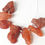 Küçük resim: Carnelian Natural Rough Briolette/R1