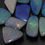 縮圖：Australian Opal Doublet Multi Flashy Fire Smooth Cabochon Lot