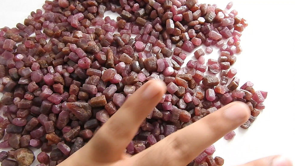 サムネイル： Ruby Natural Crystal Minerals Healing Point Rough