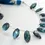 Thumbnail: Moss Blue Kyanite Faceted Marquise Shape Briolette 6Piece 12X6MM