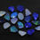 Thumbnail: Australian Opal Doublet Cabochon Lot Smooth Polished 20Piece 6-7MM Long