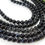 Thumbnail: Black Stripe Agate Sphere Ball Round Beads