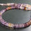 Thumbnail: Pink Amethyst Multi Shaded Faceted Heishe Tire Bead