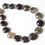 Küçük resim: Black Rutile Quartz Smooth Coin Bead/8Inches 10To13MM Round Approx/WM-B3