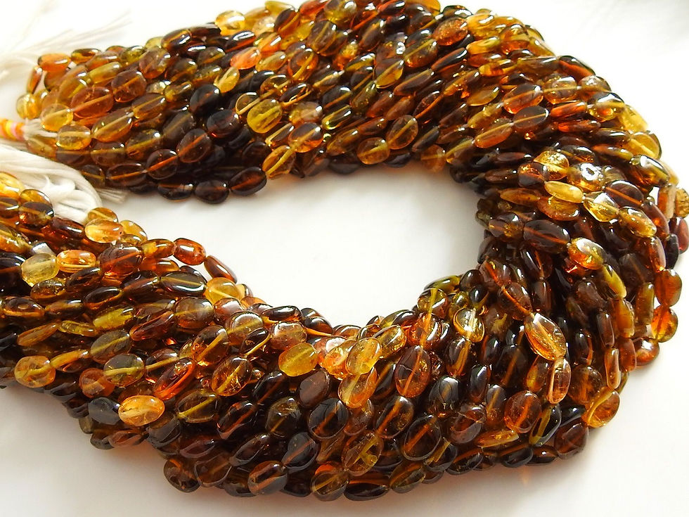 Миниатюра: Petroleum Tourmaline Smooth Oval Shape Tumble Nuggets