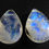 縮圖：White Rainbow Moonstone Smooth Teardrop