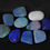 Thumbnail: Australian Opal Doublet Cabochon Lot Smooth Polished 10Piece 12To13MM Long MS/16