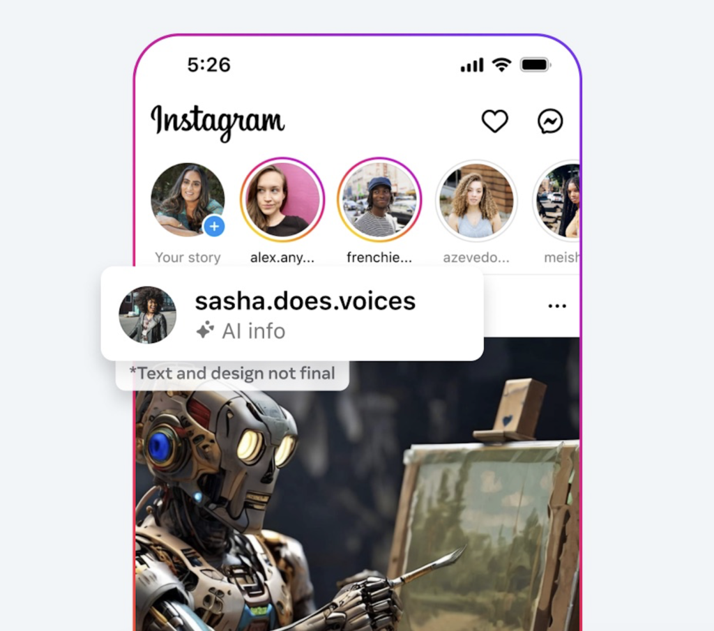 ai meta instagram