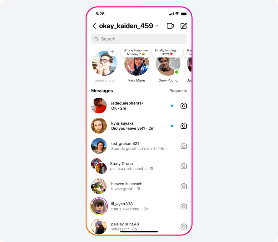 instagram Note
