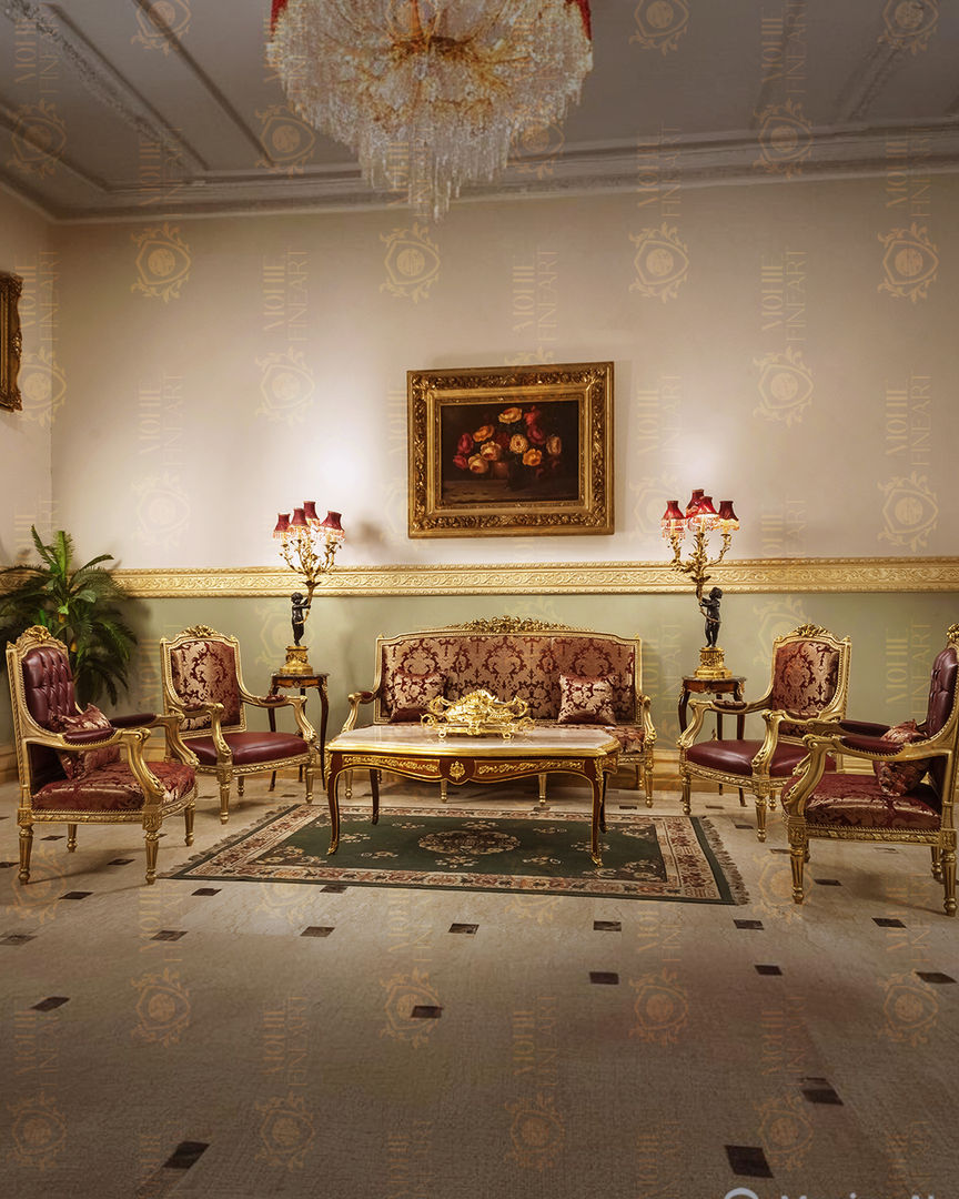 Versailles Rouge salon Set