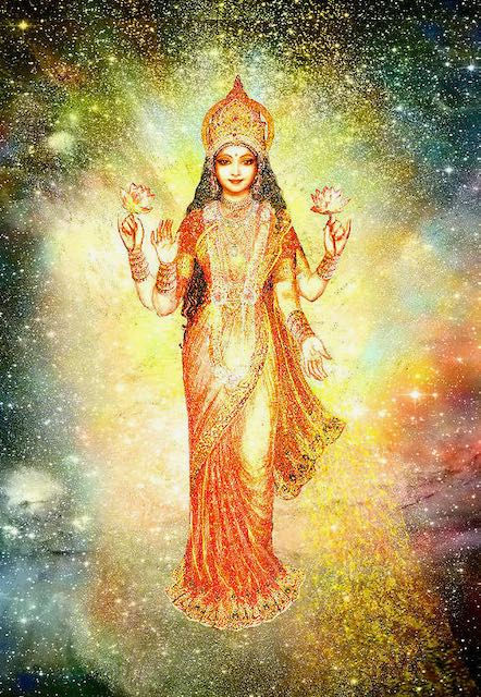 INVOCACION A LAKSHMI LA DIOSA FORTUNA FU