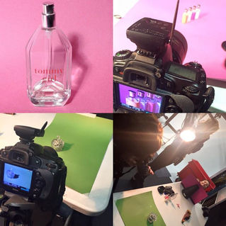 The square - Still life shoot in the cove studio.