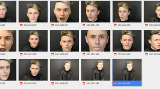 surrealism - contact sheet for Joaquin Villaverde shoot.