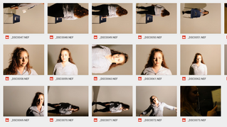 Surrealism - contact sheets and anaylsis