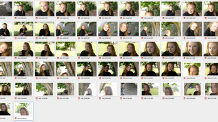 Surrealism - contact sheet for final images.
