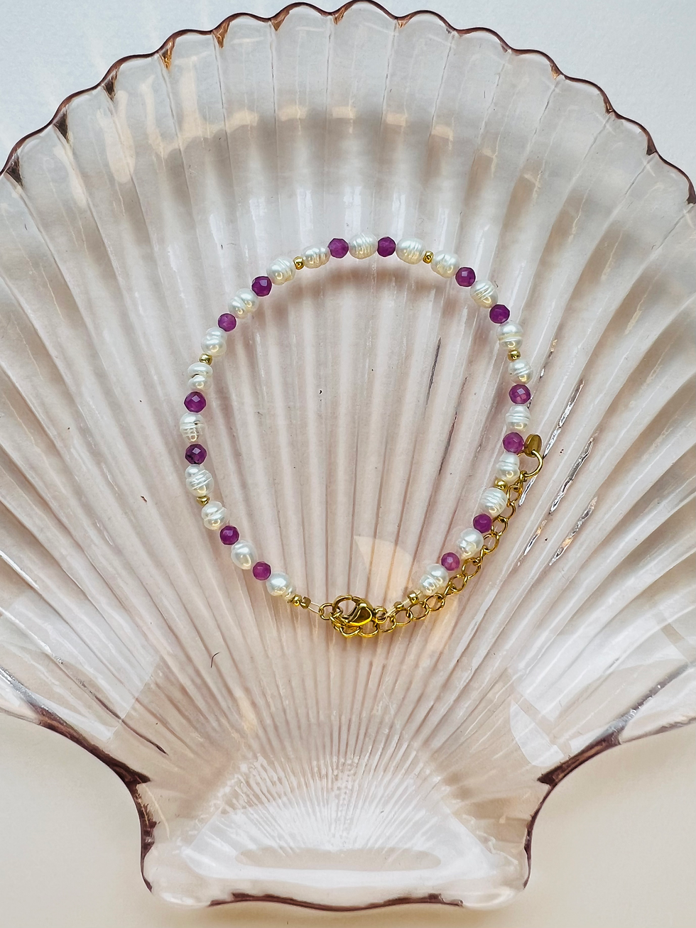 Thumbnail: Parelarmband met kleur