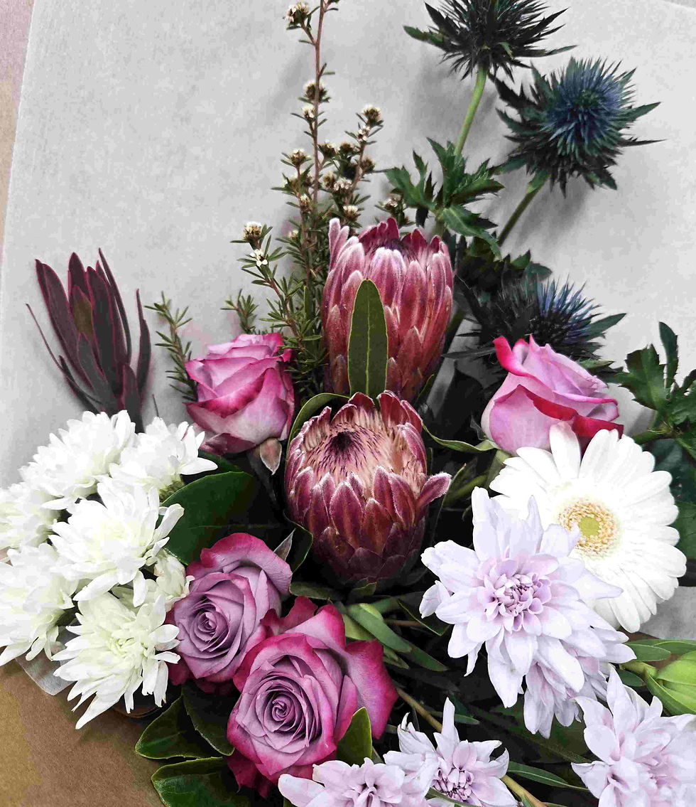 native protea bouquet