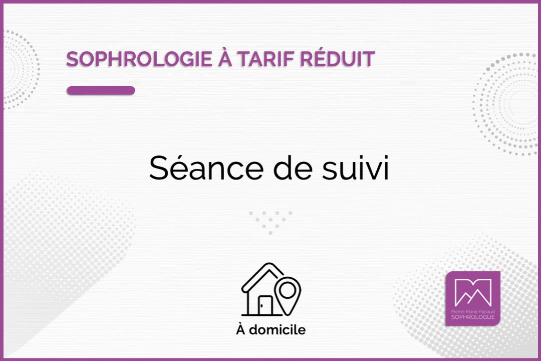 Vignette pour une séance individuelle de suivi de sophrologie pour étudiants et demandeurs d'emploi, pratiquée à domicile dans un rayon de 10 km