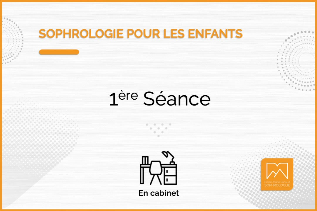 Vignette pour la 1ère séance individuelle pour enfants de moins de 12 ans, pratiquée en cabinet de sophrologie.