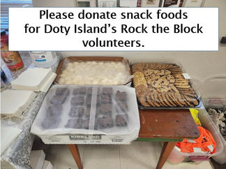 Can You Donate Snack Foods for the Volunteers?