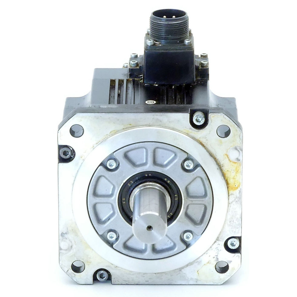 HF-H104BS Mitsubishi Frenli Servo Motor önden görünüm
