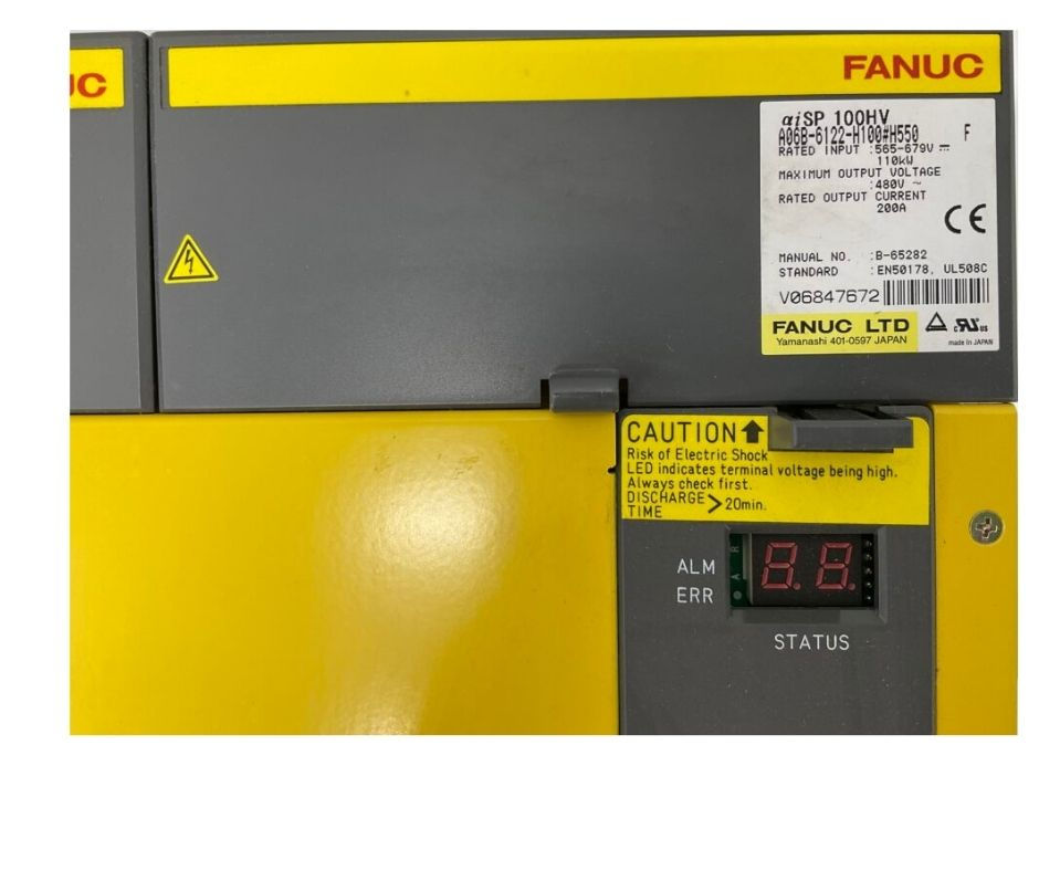 Küçük resim: A06B-6122-H100 Fanuc Spindle Sürücü etiket görünüm