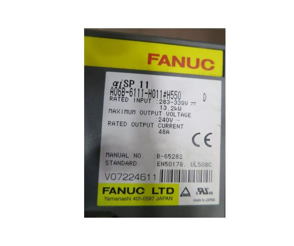 Küçük resim: A06B-6111-H011 Fanuc Spindle Sürücü etiket görünüm