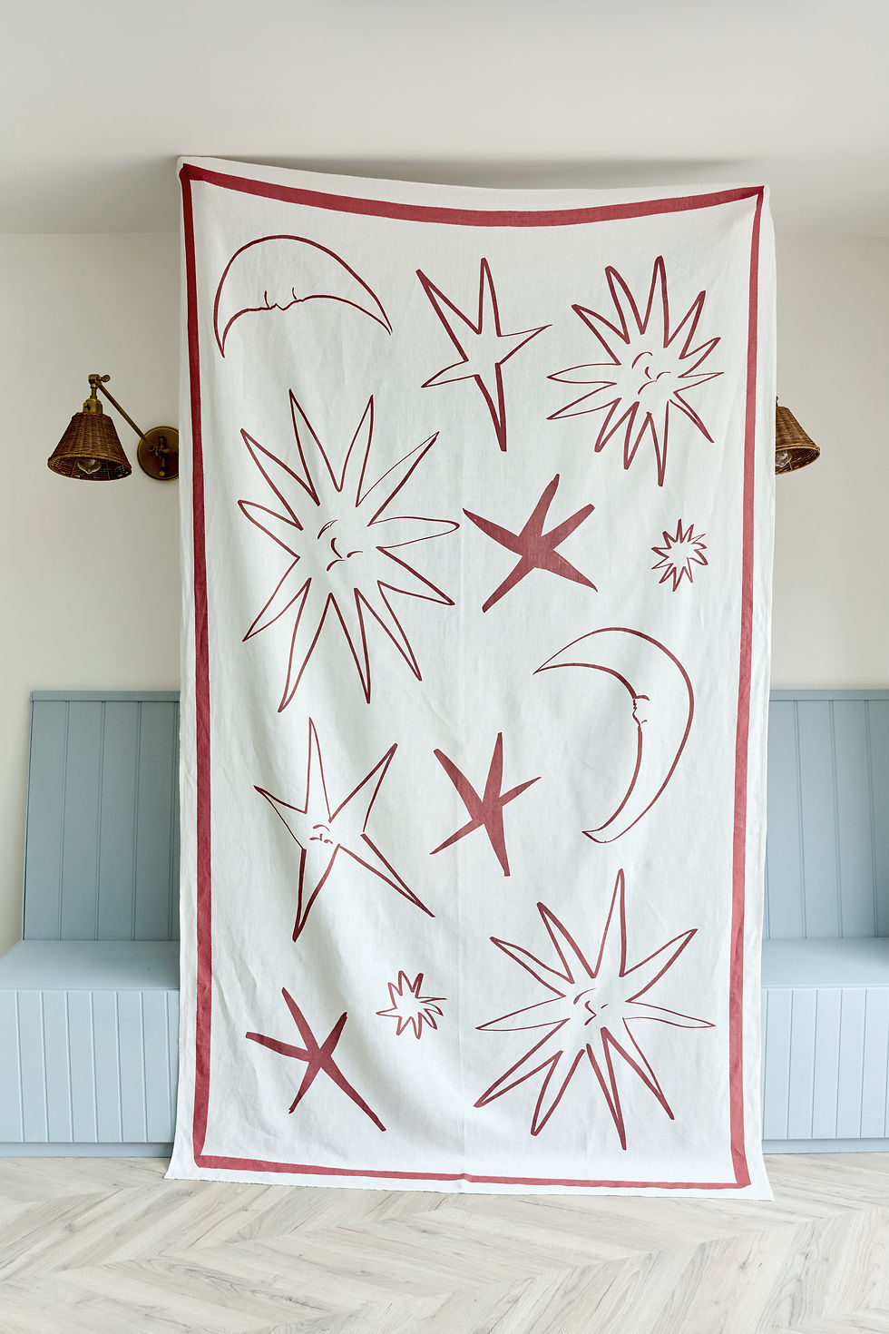 Moons + Suns Table Cloth