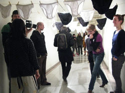 Passage of underwear.