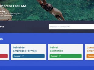PORTAL EMPRESA FÁCIL MA GANHA NOVO LAYOUT, PAINÉIS INTERATIVOS E AMPLIA SERVIÇOS DIGITAIS