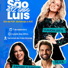 SHOWS PARA COMEMORAR O ANIVERSÁRIO DE SÃO LUÍS. VEJA OS EVENTOS DO FINAL DE SEMANA EM SÃO LUÍS