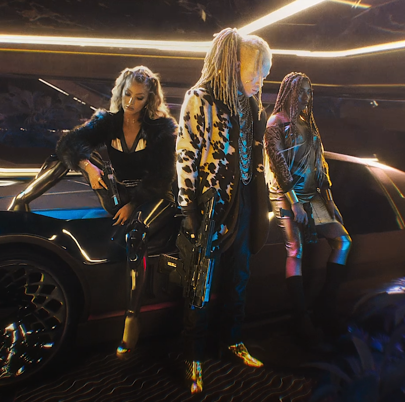 Cyberpunk 2077 Run The Jewels Mike Diva props guns