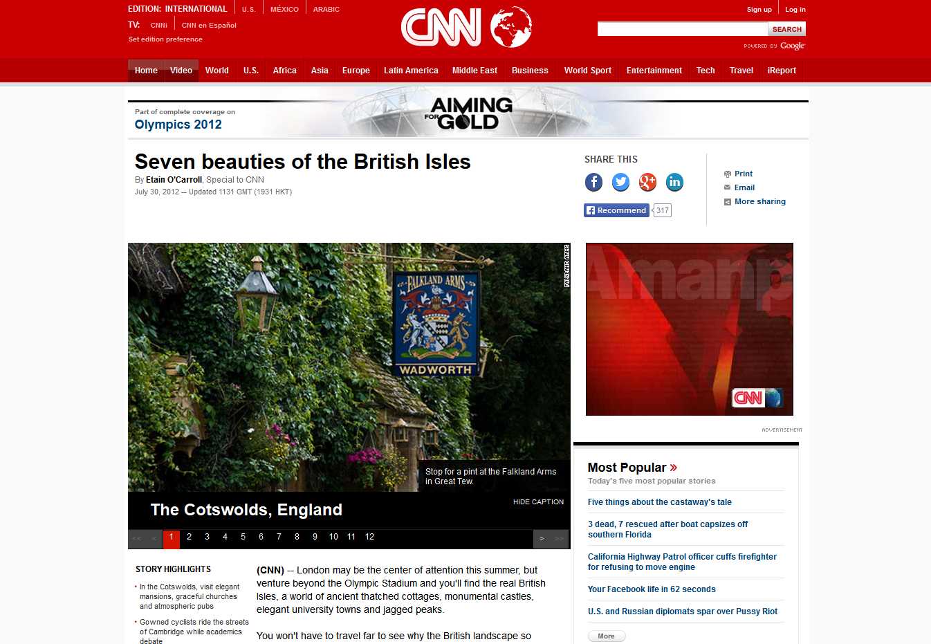 Beauties of the British Isles