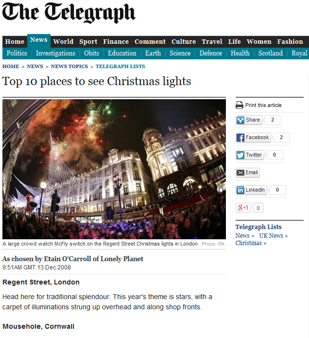 Christmas Lights Shows