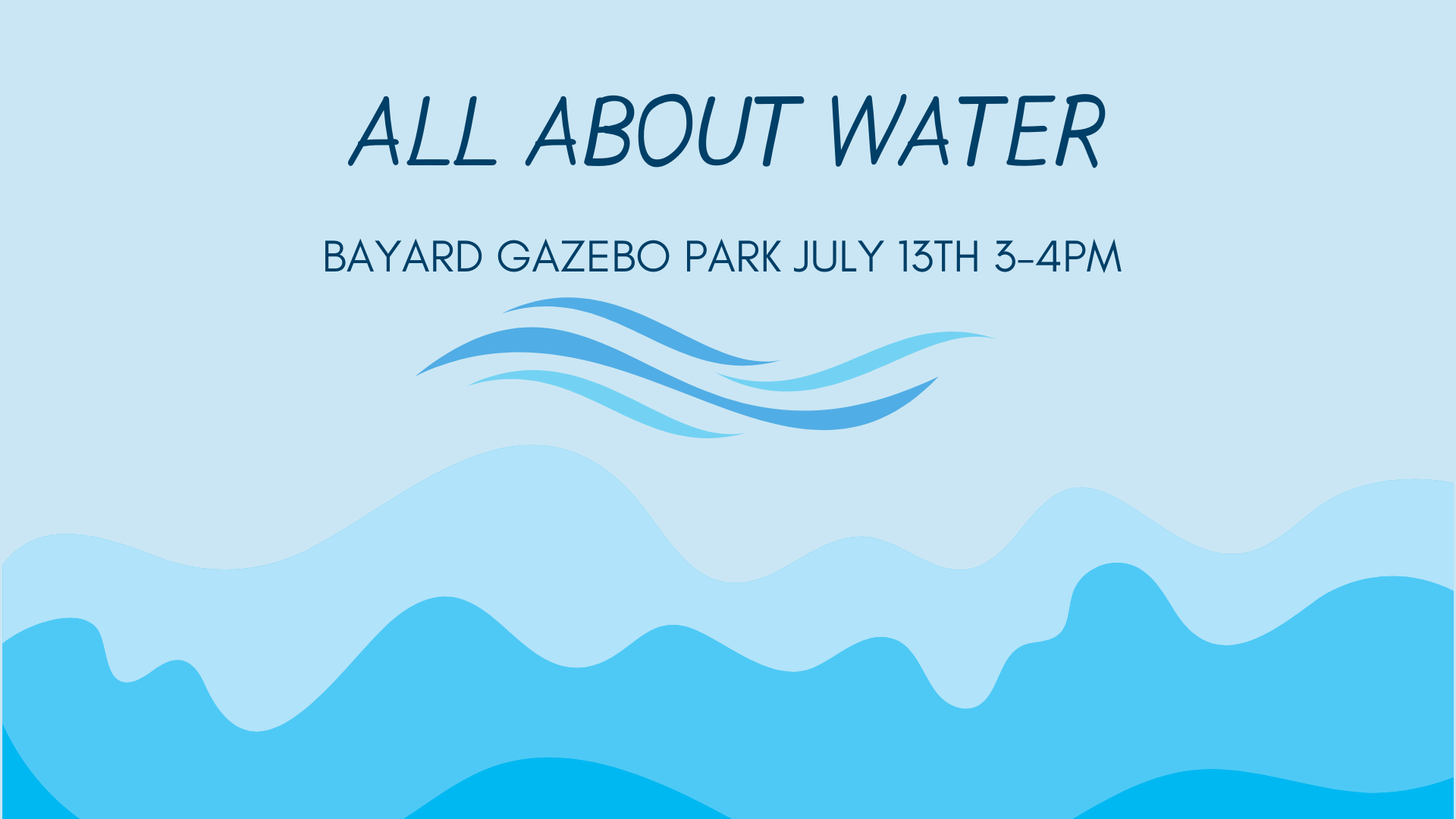All About Water with the Bayard Library WhiterockConservancy