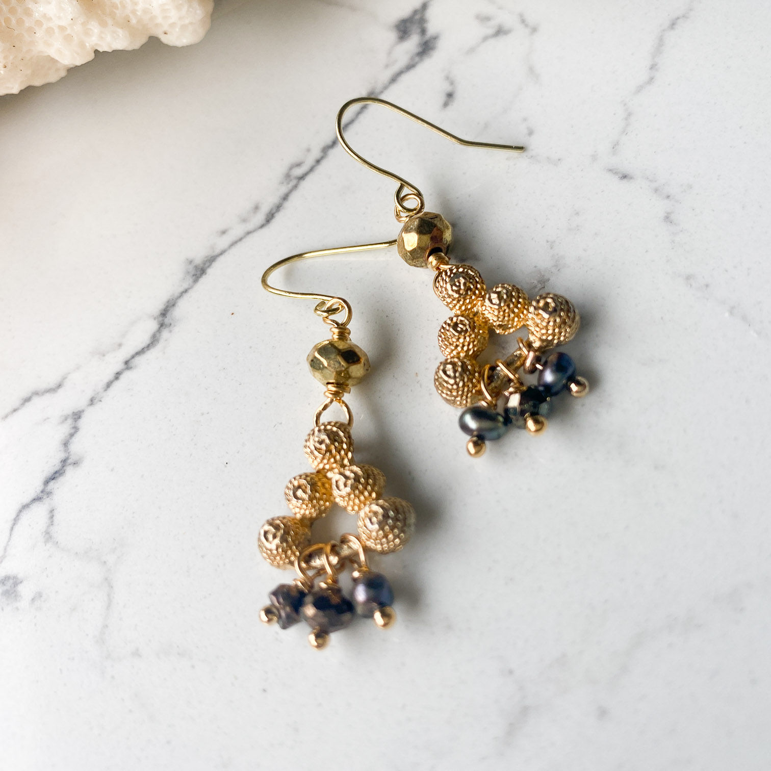 Dainty Cluster Earrings