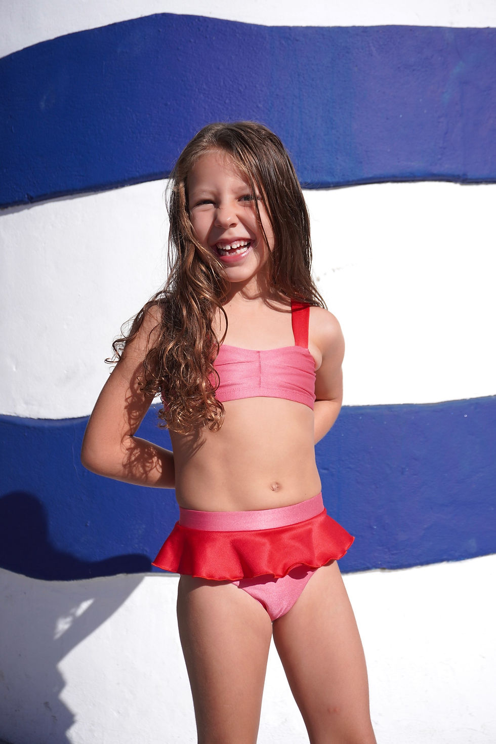 Top Carmel kids ~ Vermelho e Rosa