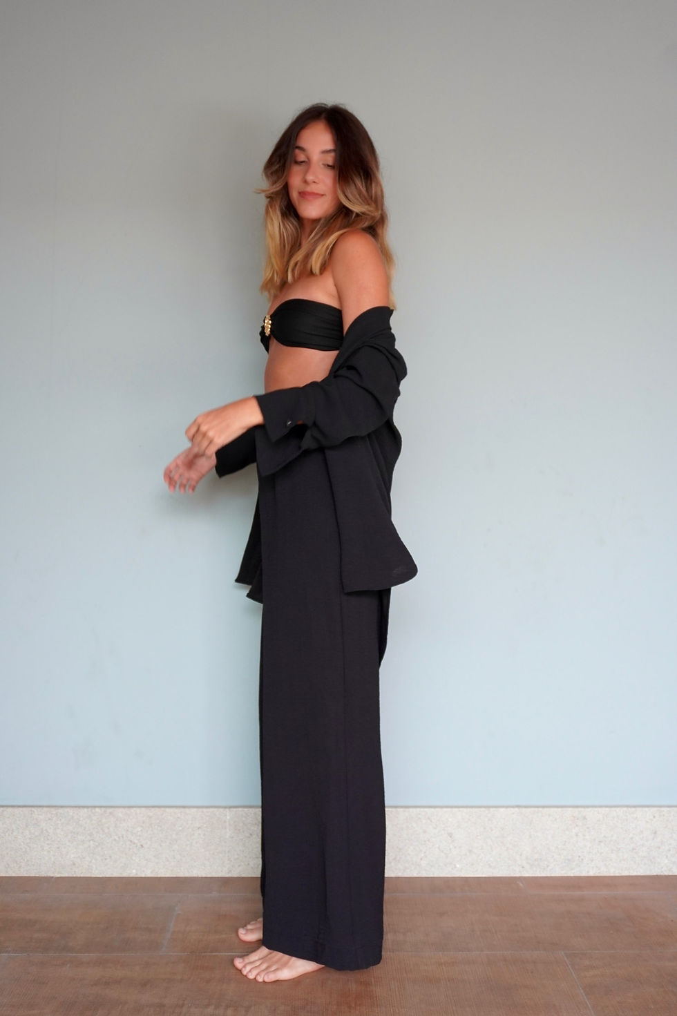 Miniatura: Camisa Íris preta 