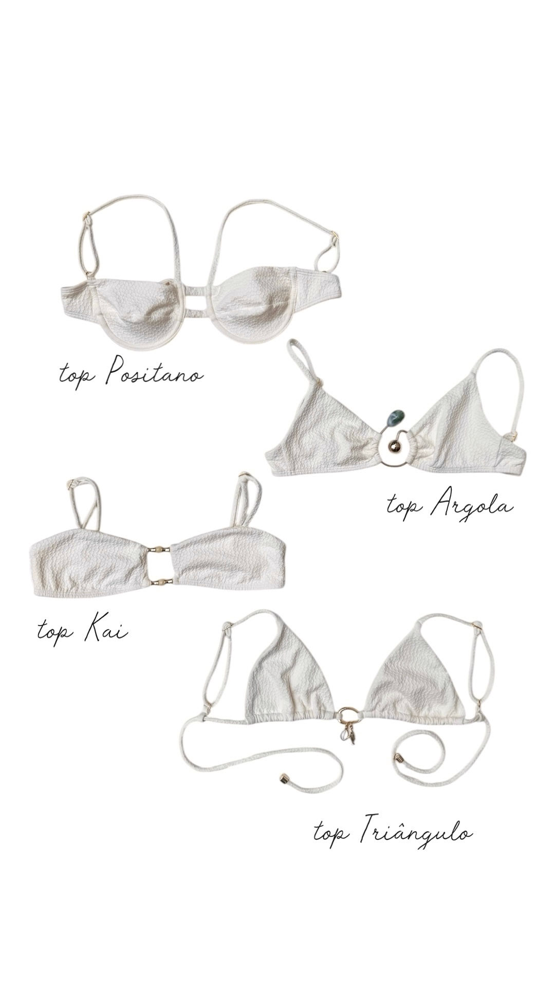 Top off-white textura rede