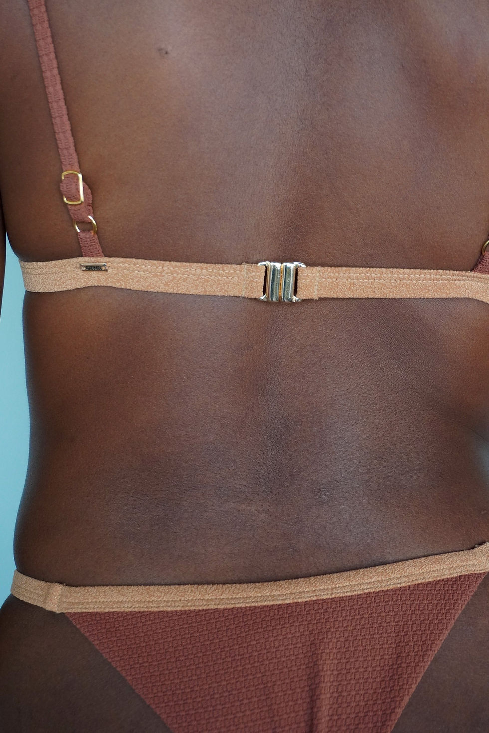 Miniatura: Top marrom café & caramelo textura 