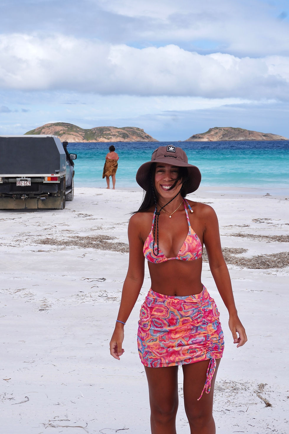 Thumbnail: Top tule estampa aquarela 