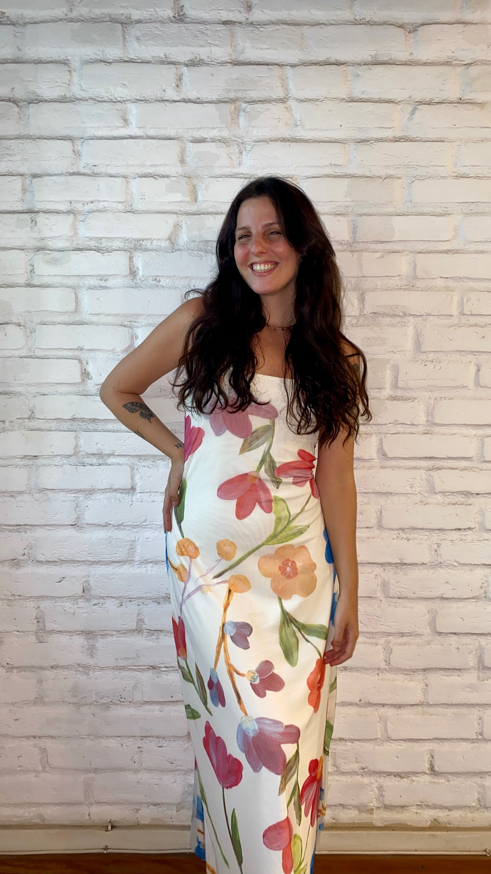 Vestido Catarina estampa Garden