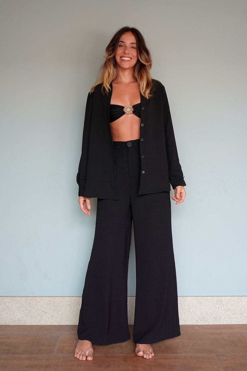 Miniatura: Pantalona Elis preta 