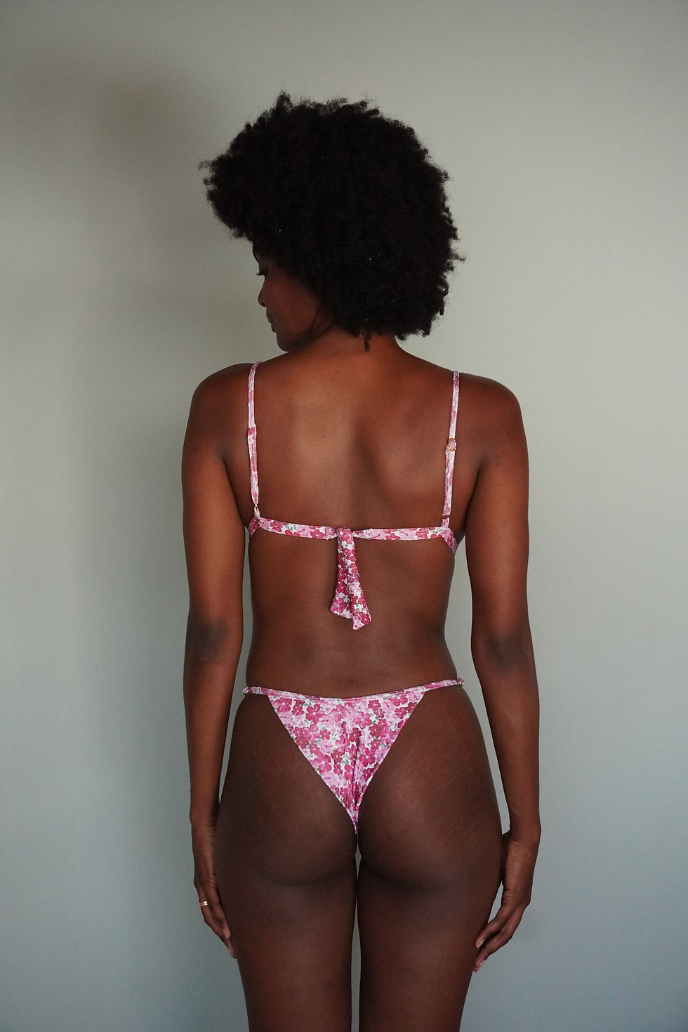 Miniatura: Top estampa cape bloom rosa textura off-white 