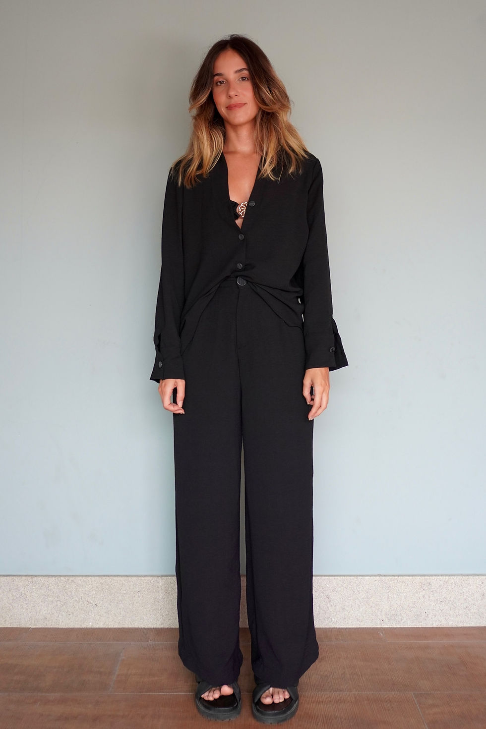 Miniatura: Pantalona Elis preta 