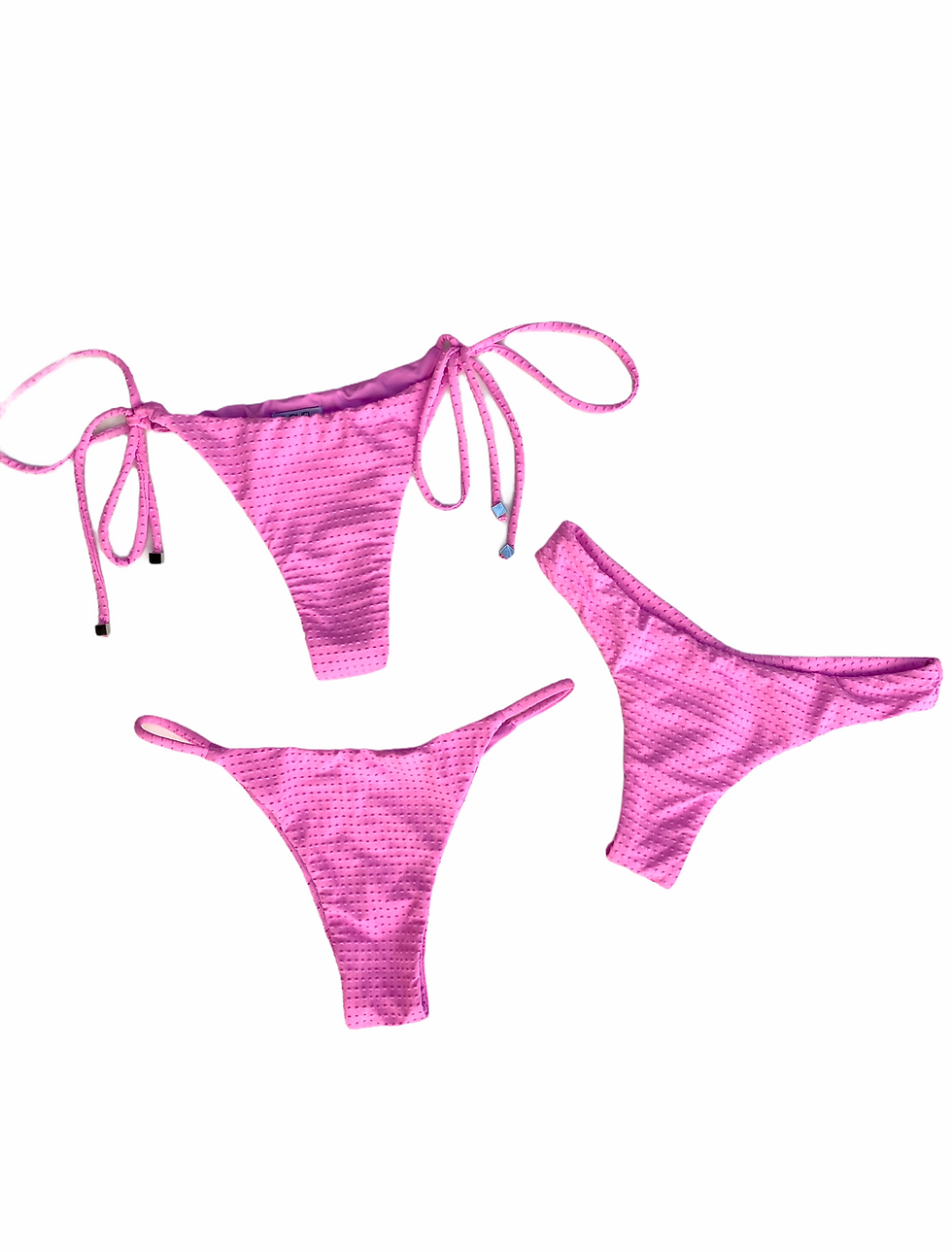 Bottom rosa chiclete poá (03 modelos)