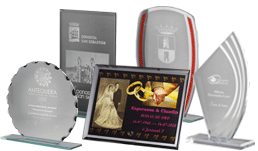 Trofes de vidrio
