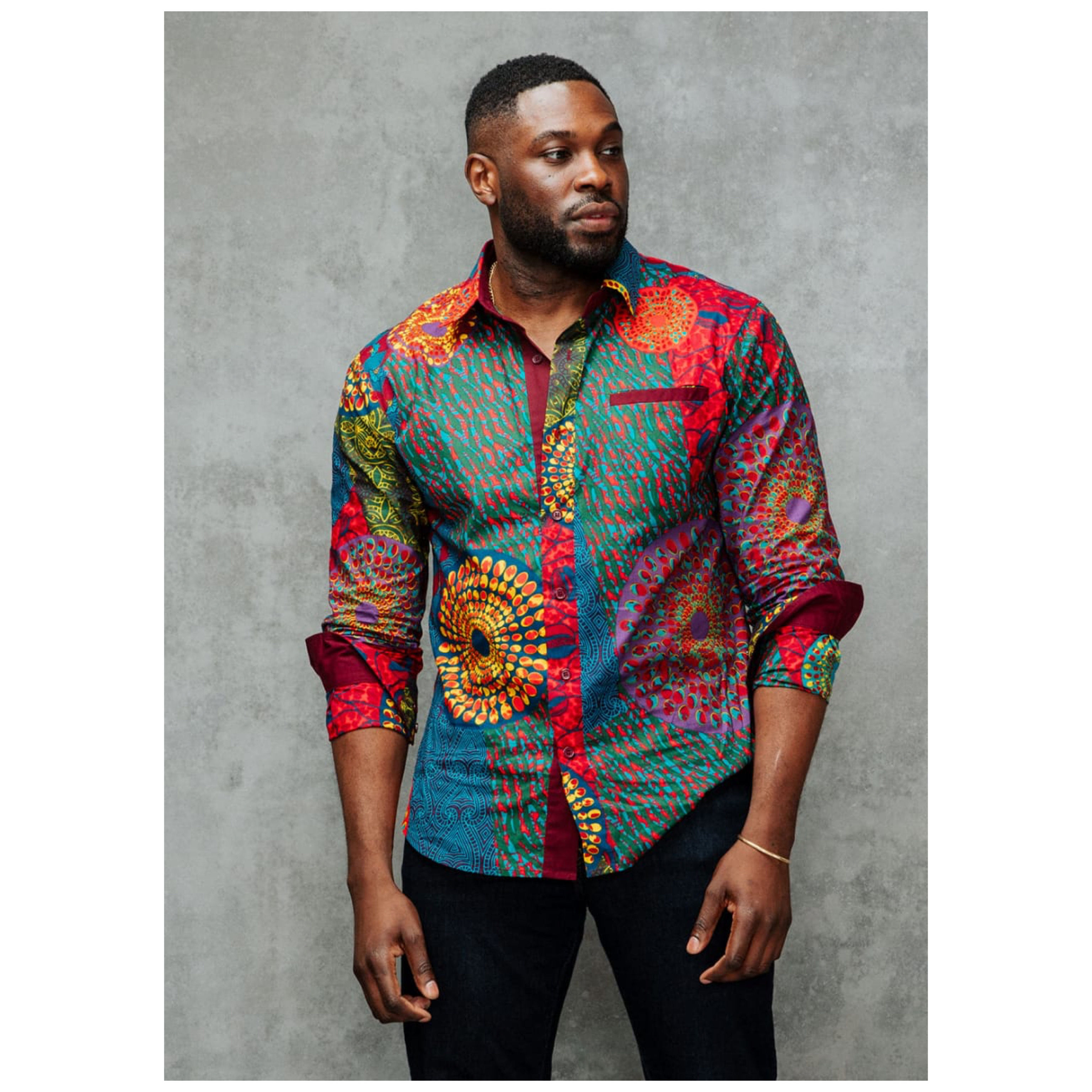 Men Africa Print