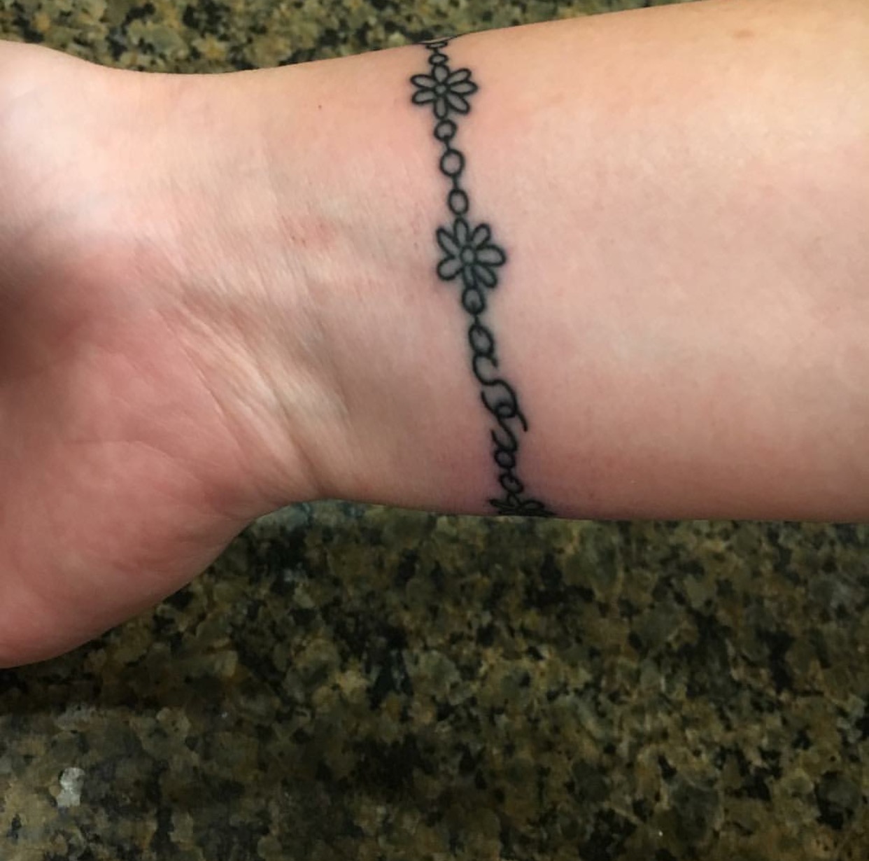 Roman Numerals Bracelet Tattoo