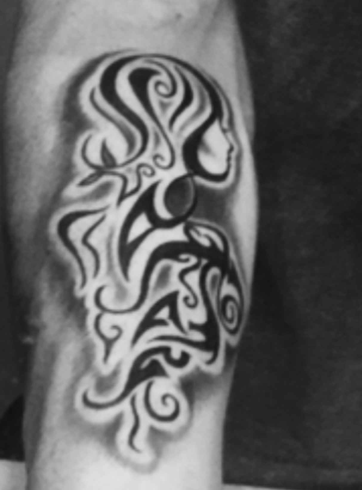 Rose Girl Tattoo